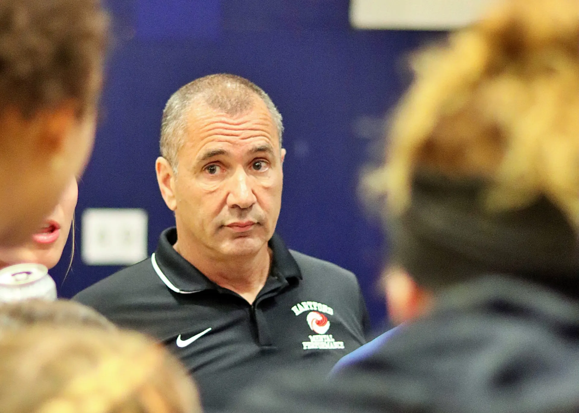 Coach Joe during a team practice session